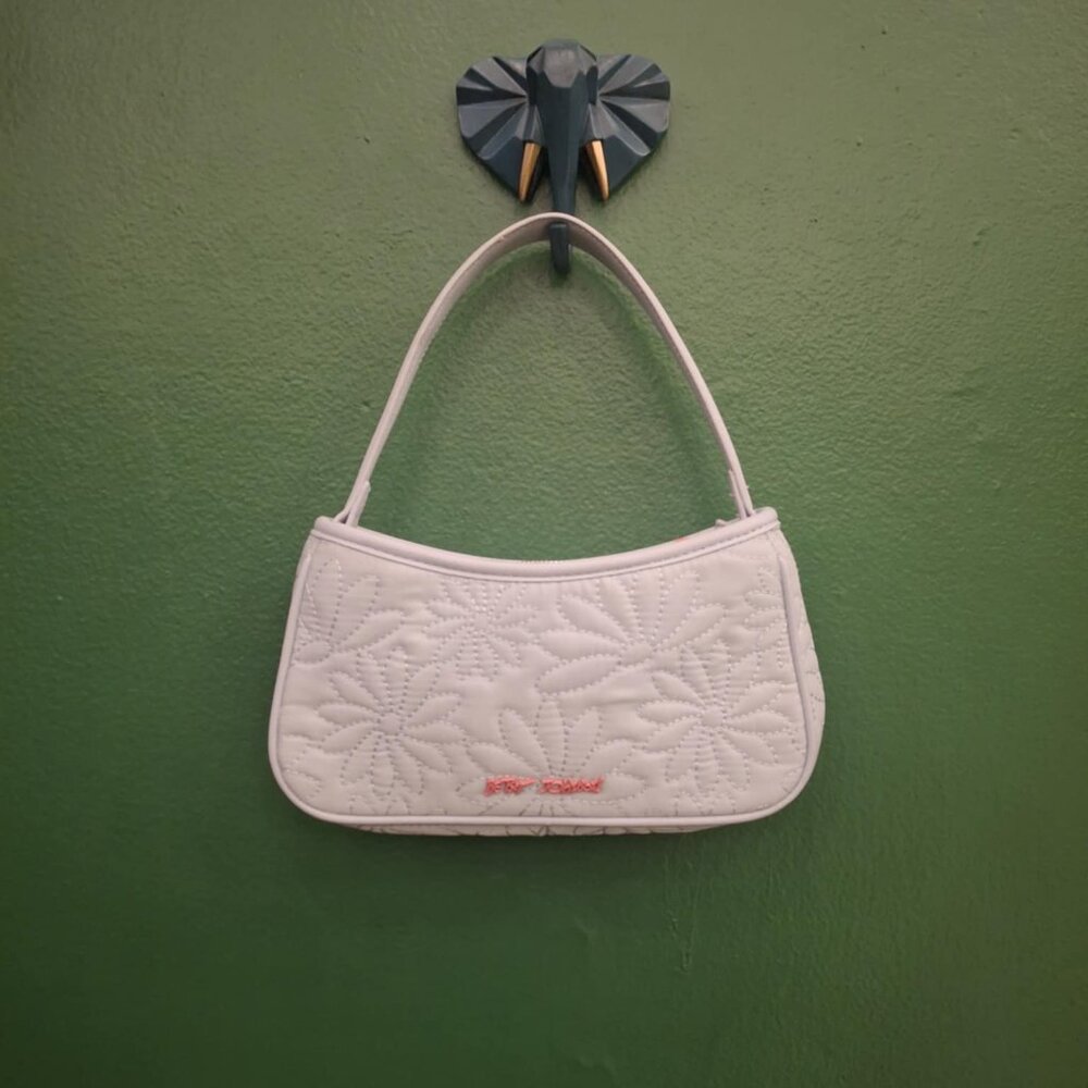 Betsey Johnson Pale Blue Floral Purse